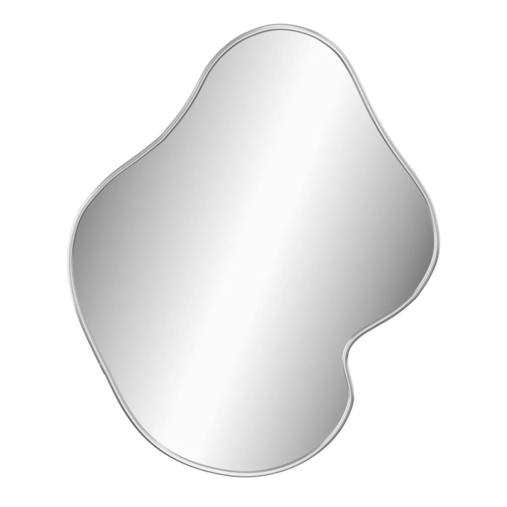 vidaXL vidaXL Wall Mirror Silver 50x40 cm - Mirror