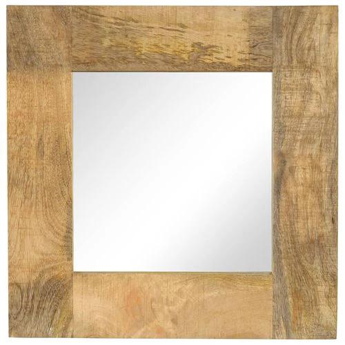vidaXL Mirror Solid Mango Wood 50x50 cm by vidaXL