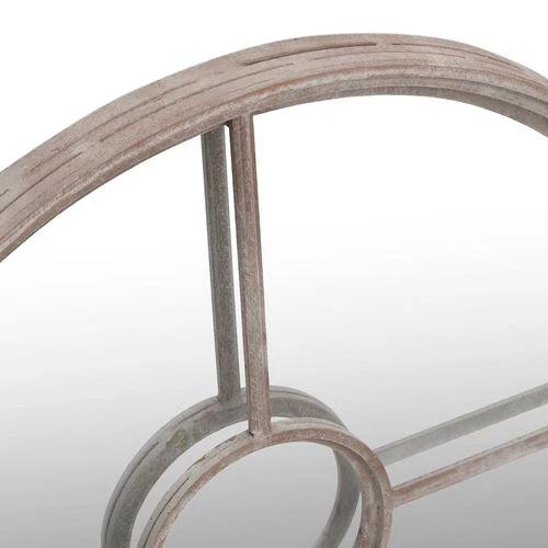 Mirror Sand 40x4 cm Iron Round for Indoor Use by vidaXL