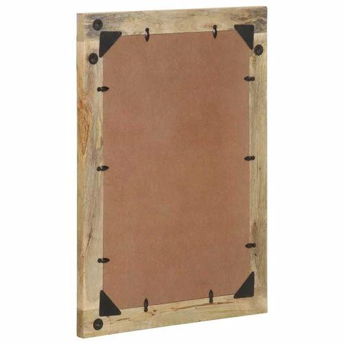 vidaXL Bathroom Mirror 50x70 cm Solid Wood Mango and Glass by vidaXL