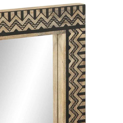 vidaXL Bathroom Mirror 50x70 cm Solid Wood Mango and Glass by vidaXL