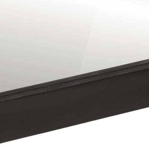 vidaXL Bathroom Mirror 55x1x60 cm Glass and Solid Wood Mango - Mirror from vidaXL