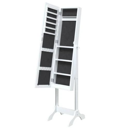 vidaXL Free-Standing Mirror White 34x37x146 cm by vidaXL