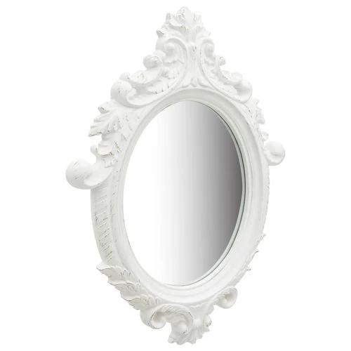 vidaXL Wall Mirror Castle Style 56x76 cm White by vidaXL