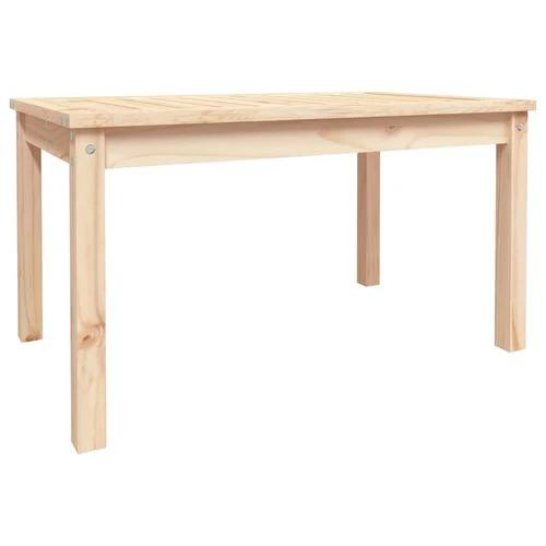 vidaXL vidaXL Garden Table 82.5x50.5x45 cm Solid Wood Pine -