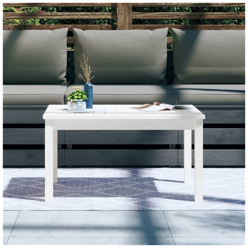vidaXL vidaXL Garden Table 82.5x50.5x45 cm Solid Wood Pine -