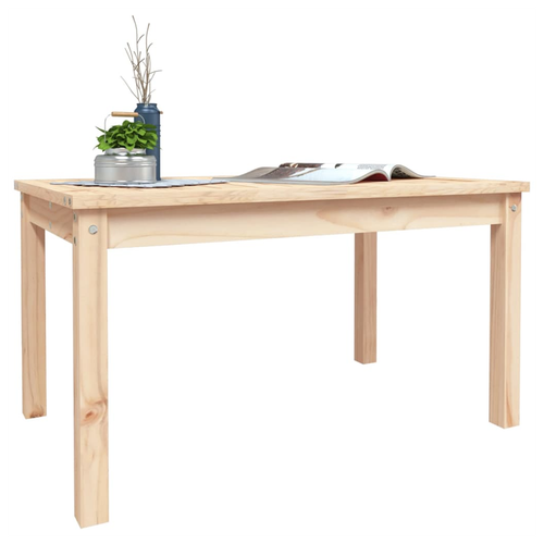 vidaXL vidaXL Garden Table 82.5x50.5x45 cm Solid Wood Pine -