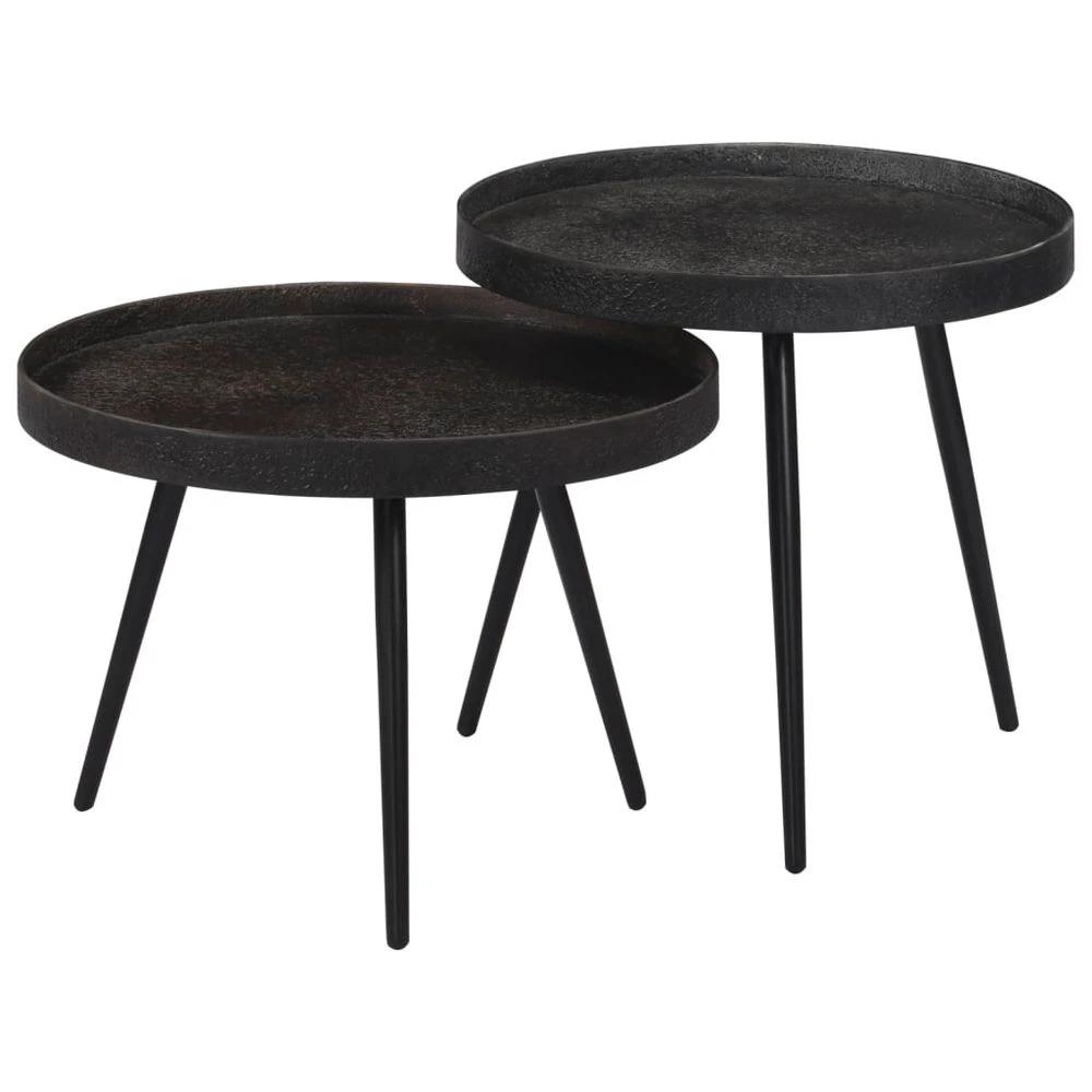 vidaXL Nesting Coffee Tables 2 pcs vidaXL Iron - Uncategorized Nest of Tables