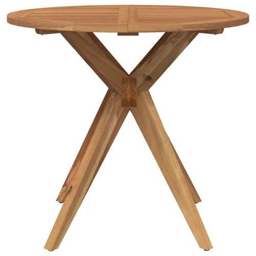 vidaXL Garden Table Round Ø85x75 cm Solid Wood Acacia - from vidaXL