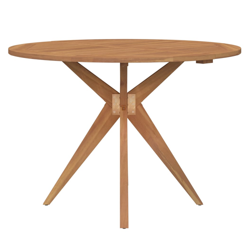 vidaXL Garden Table Round Ø85x75 cm Solid Wood Acacia - from vidaXL