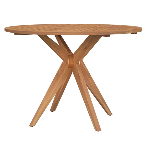 vidaXL Garden Table Round Ø85x75 cm Solid Wood Acacia - from vidaXL