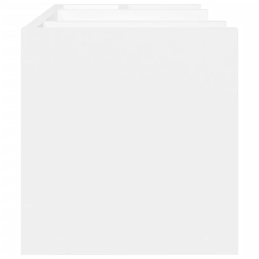 vidaXL Desk Organiser White 44.5x24x25 cm Engineered wood - Office Storage