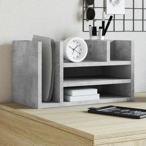 vidaXL Desk Organiser White 44.5x24x25 cm Engineered wood by vidaXL