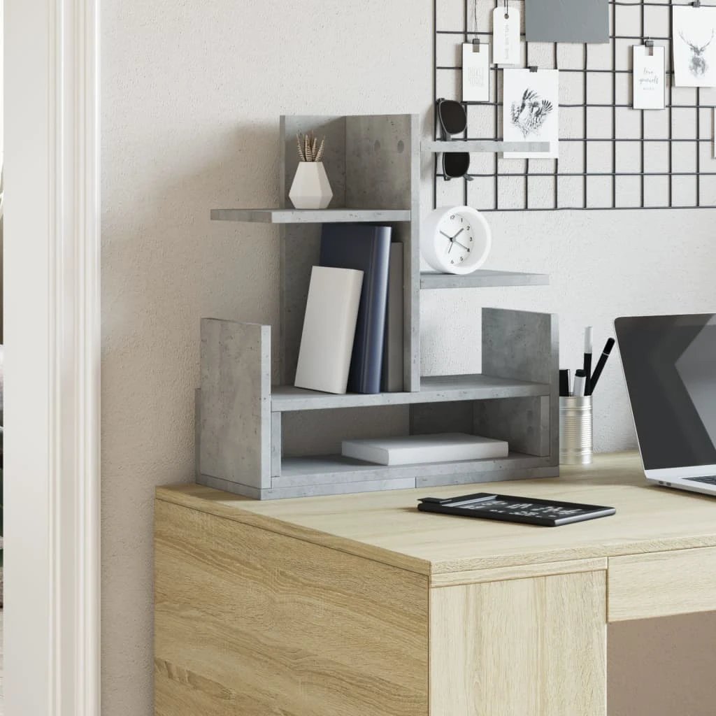 vidaXL Desk Organiser White 49x20x52.5 cm Engineered wood - Office Storage