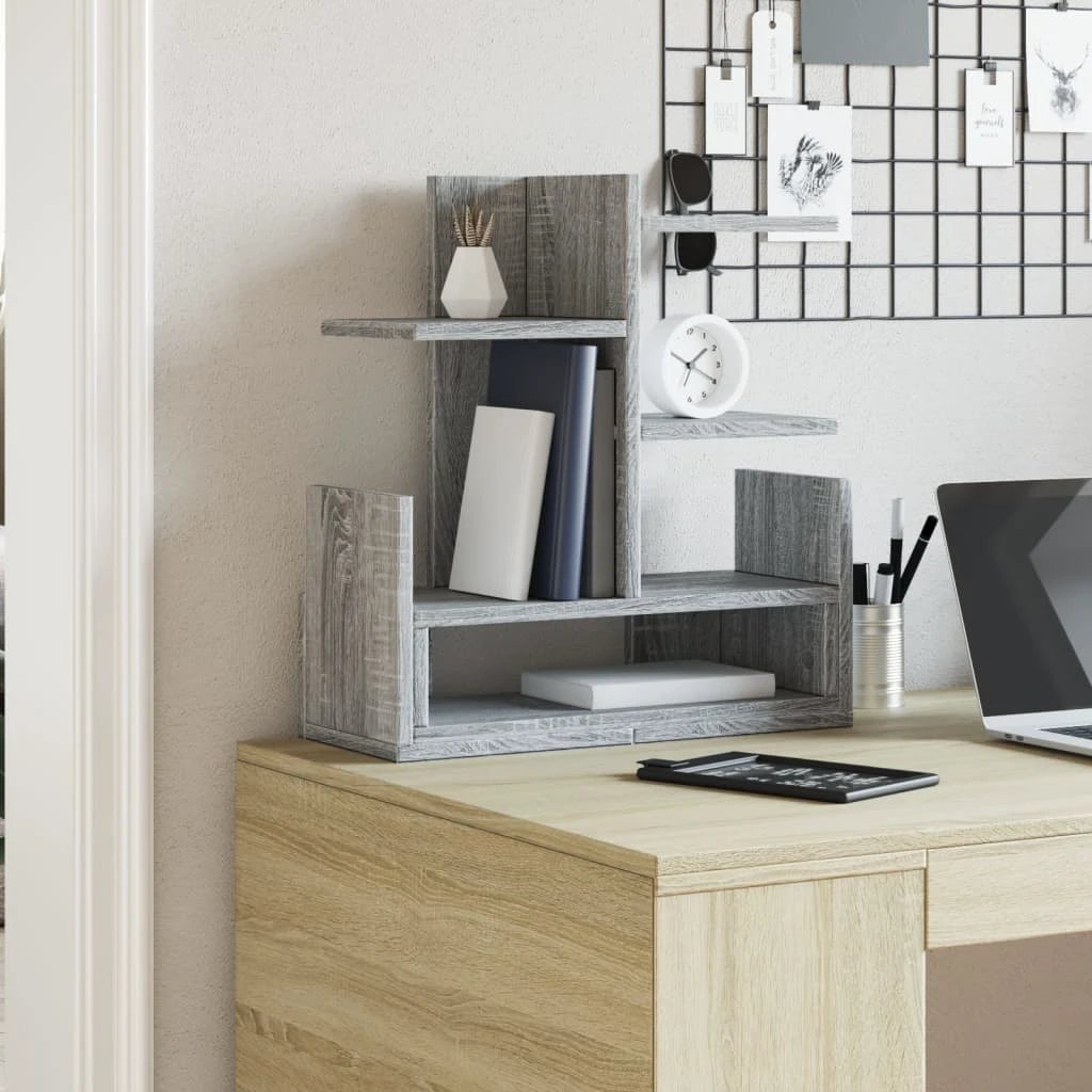 vidaXL Desk Organiser White 49x20x52.5 cm Engineered wood by vidaXL