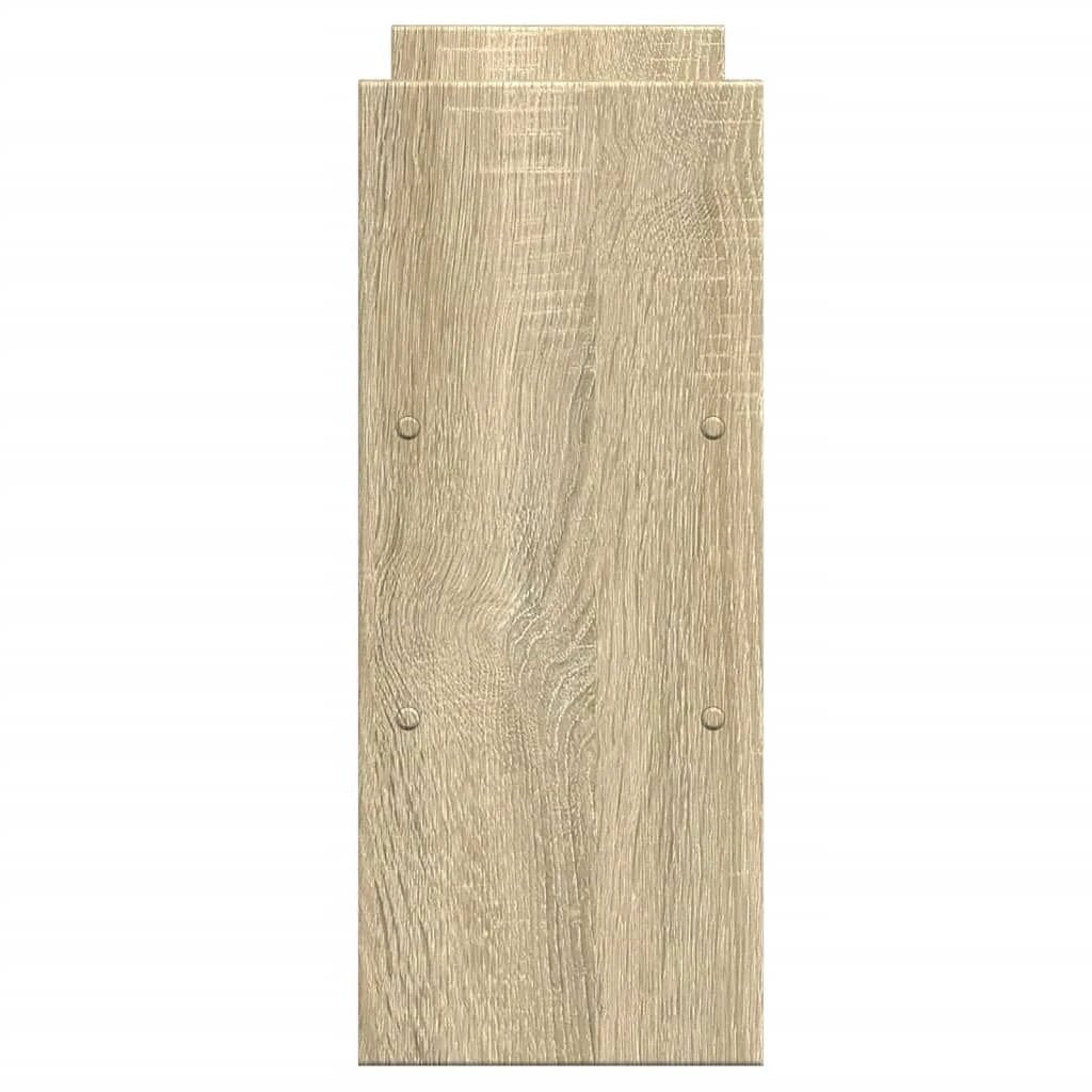 vidaXL Desk Organiser Adjustable White 40x17x41 cm Engineered Wood by vidaXL
