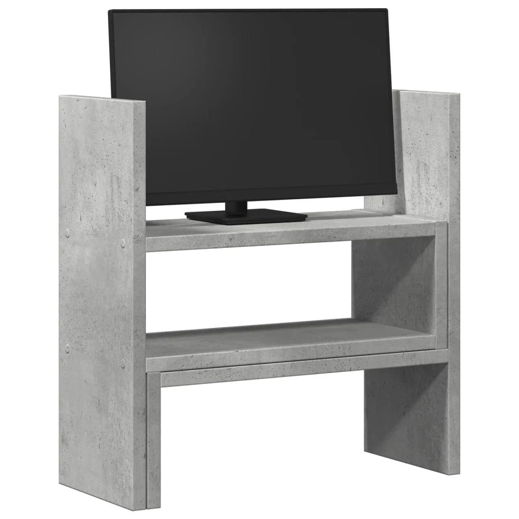 vidaXL Desk Organiser Adjustable White 40x17x41 cm Engineered Wood by vidaXL