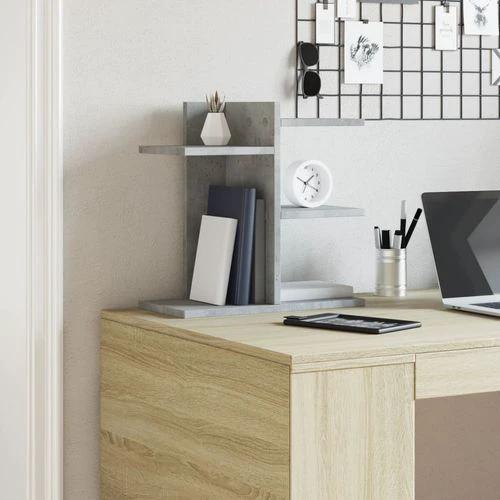 vidaXL Desk Organiser White 42x21.5x42 cm Engineered wood by vidaXL