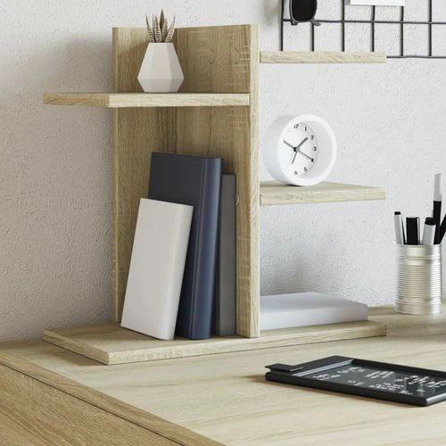 vidaXL Desk Organiser White 42x21.5x42 cm Engineered wood by vidaXL