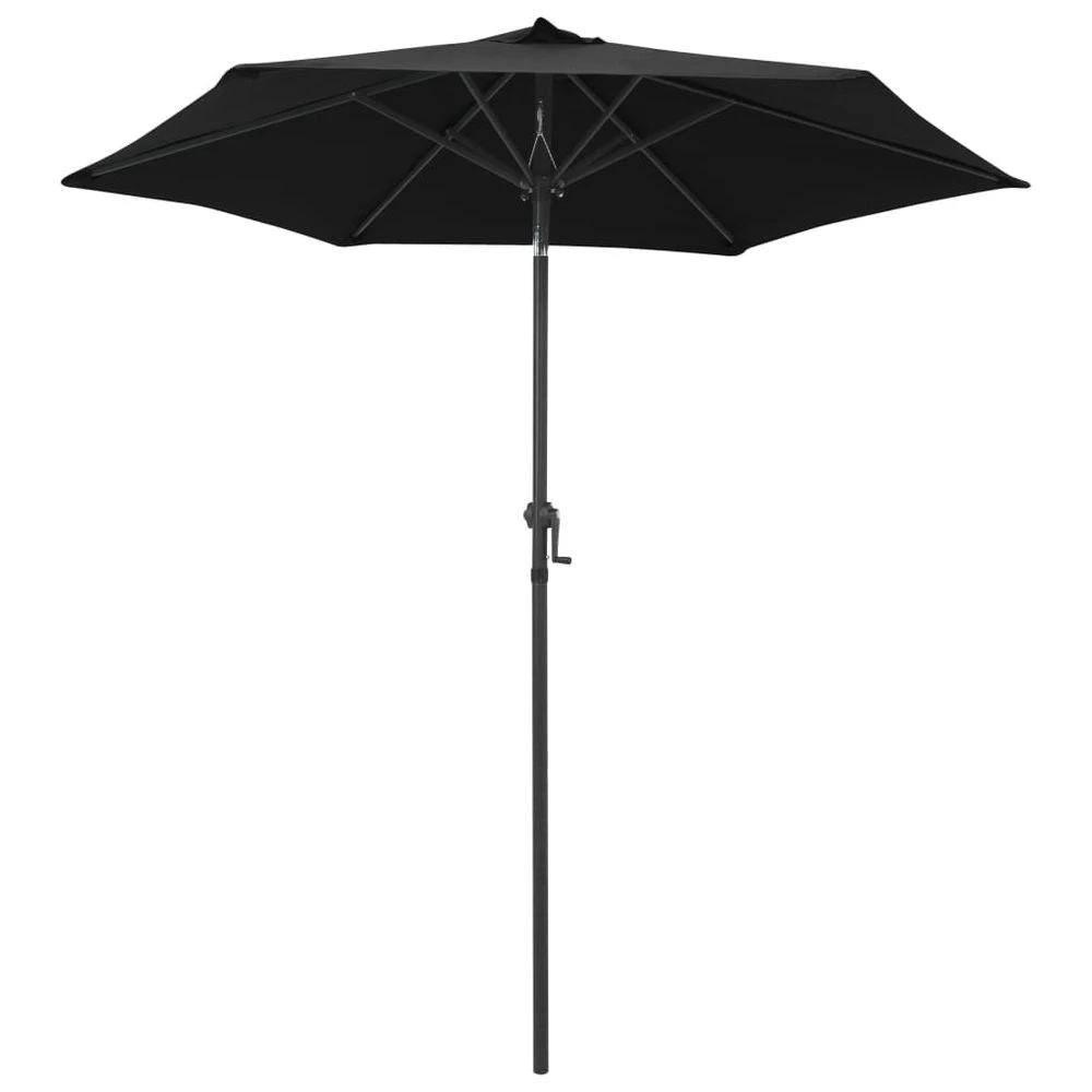 vidaXL Parasol Sand vidaXL White 200x224 cm Aluminium - Uncategorized Parasol