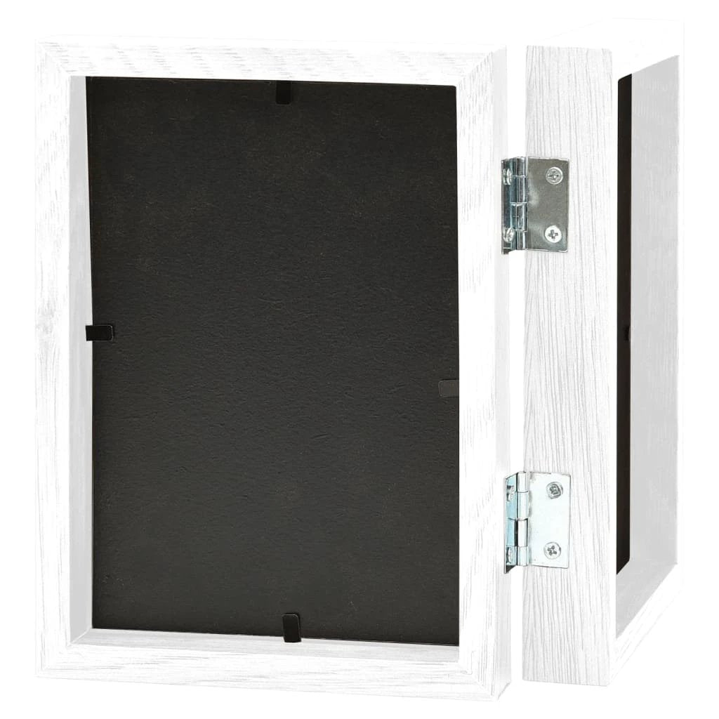 vidaXL vidaXL Bifold Photo Frame Collage White 2x - Photo Frame