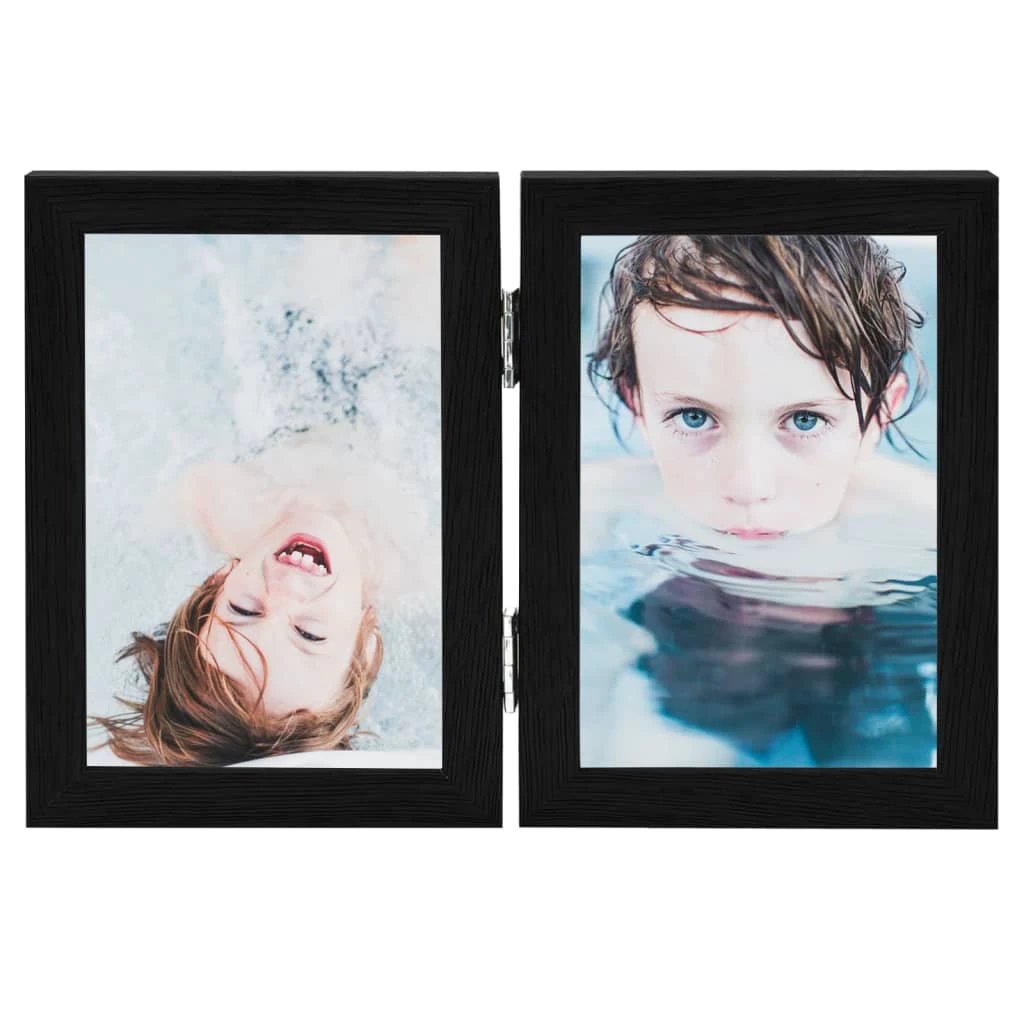 vidaXL vidaXL Bifold Photo Frame Collage White 2x - Photo Frame
