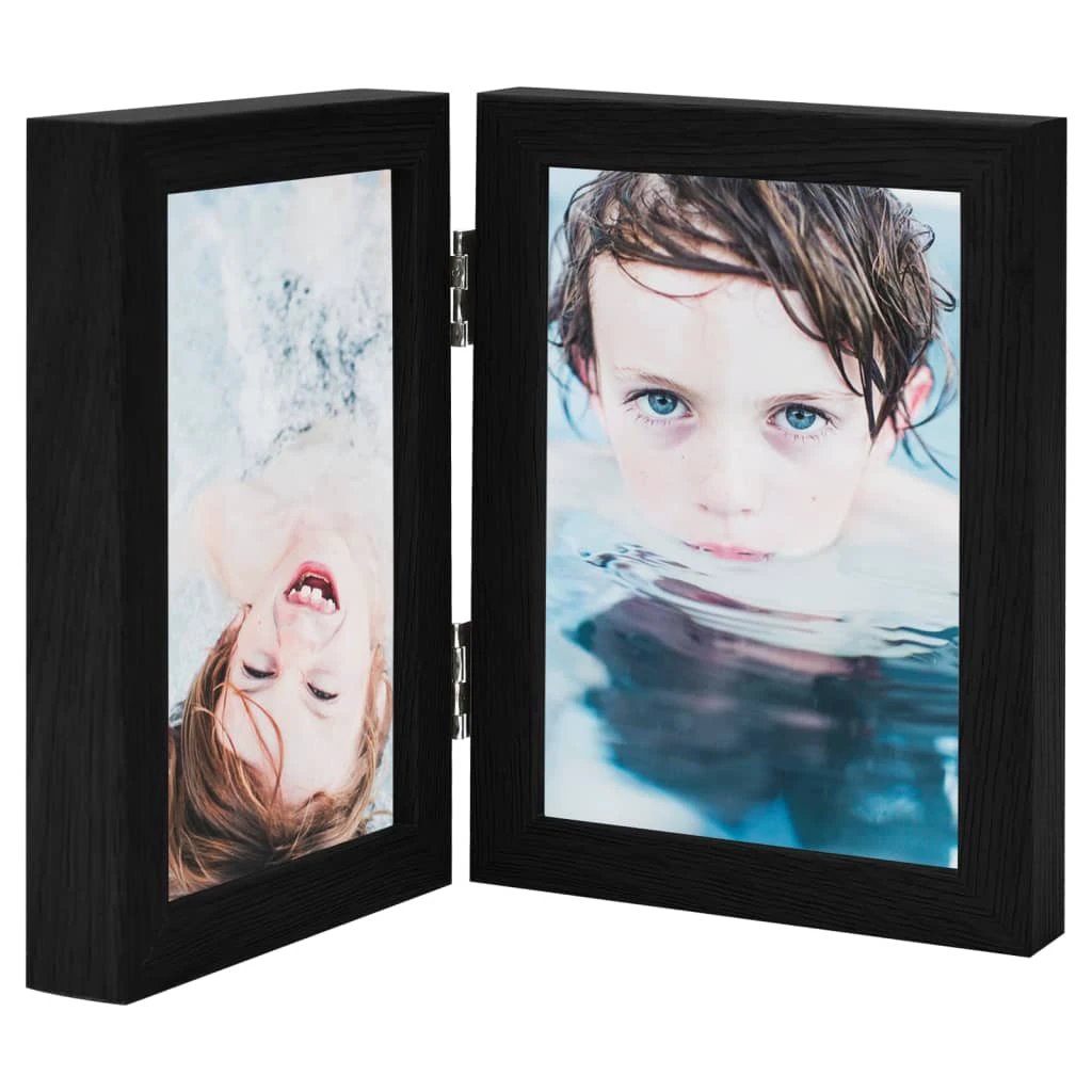 vidaXL Bifold Photo Frame Collage White 2x by vidaXL