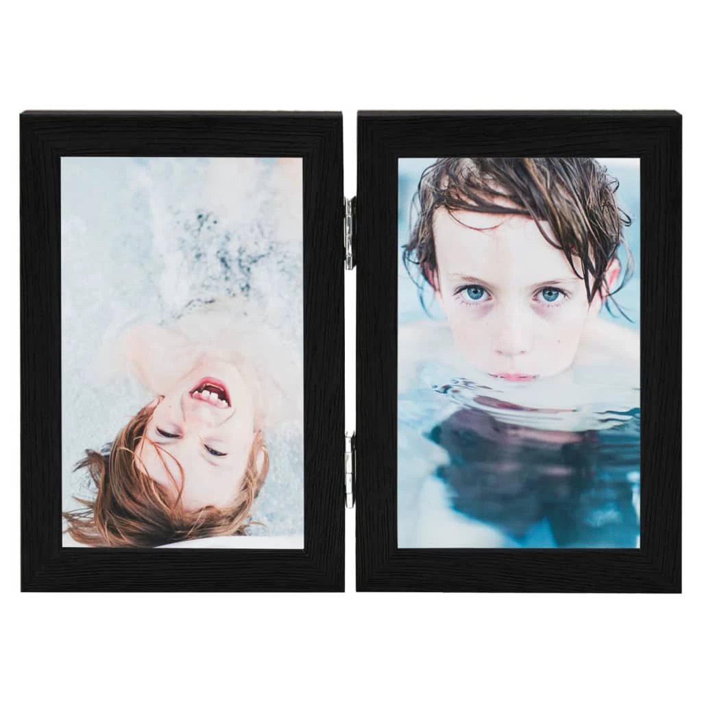 vidaXL Bifold Photo Frame Collage White 2x by vidaXL