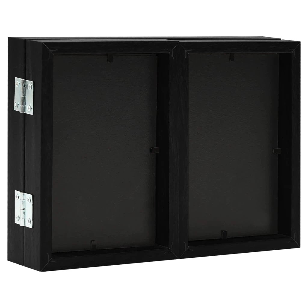 vidaXL vidaXL Trifold Photo Frame Collage Light Brown 22x15 cm+2x - Photo Frame