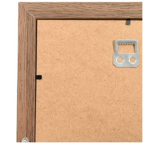 vidaXL vidaXL Collage Photo Frame for 10x(10x15 cm) Picture Light Brown MDF - Photo Frame