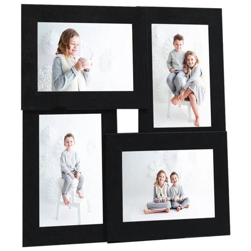 vidaXL Collage Photo Frame for 4x(10x15 cm) Picture Light Brown MDF by vidaXL
