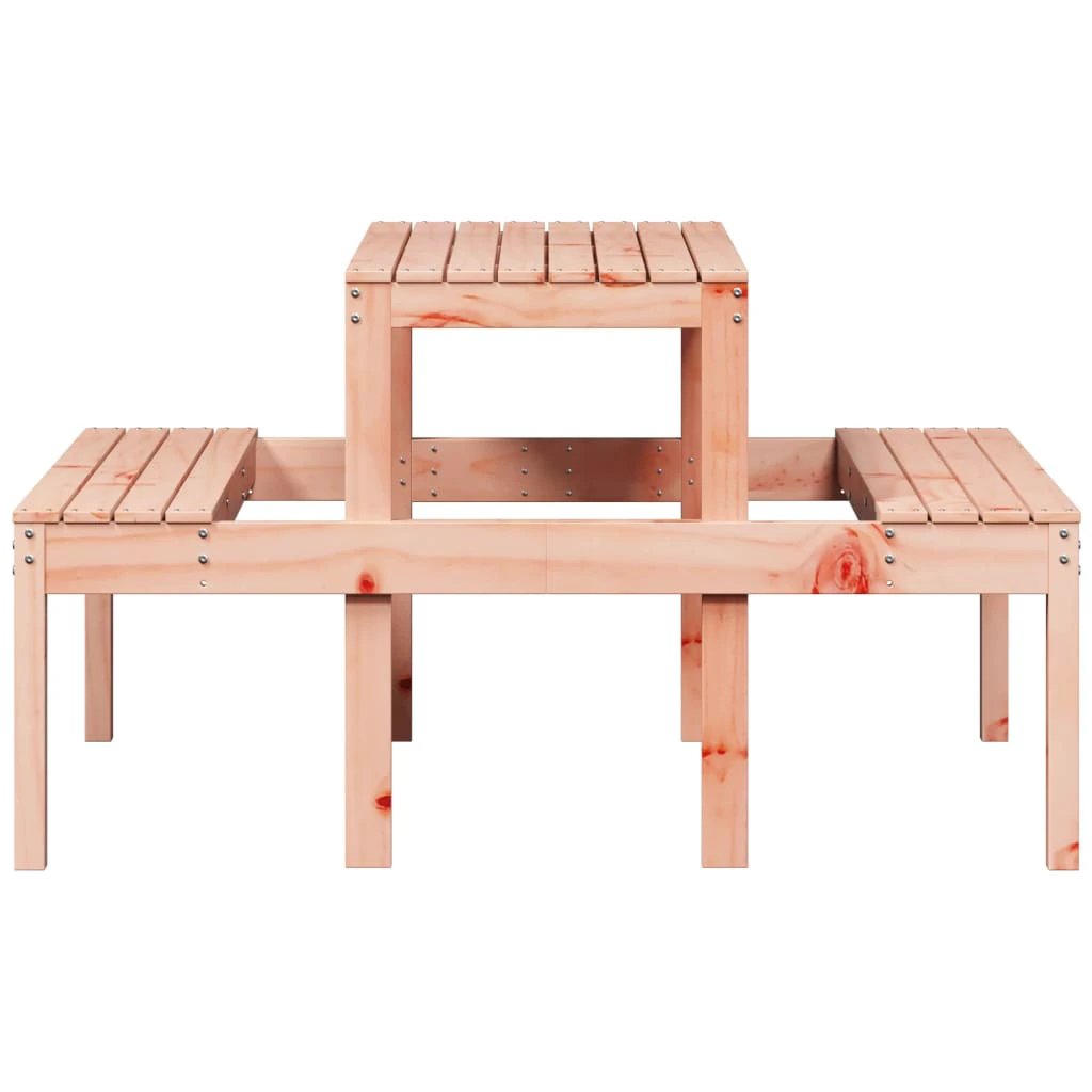 vidaXL vidaXL Picnic Table Wax Brown 110x134x75 cm Solid Wood Pine - Picnic Tables