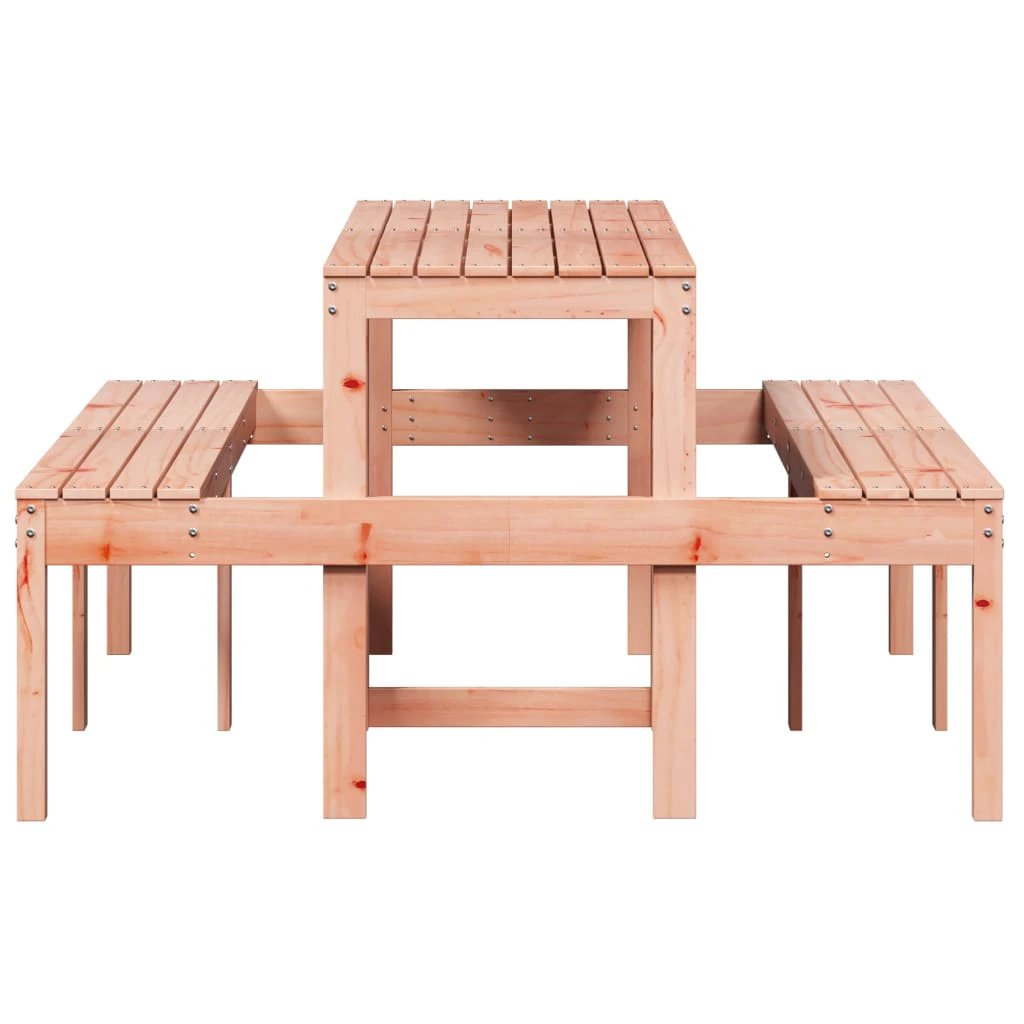 vidaXL vidaXL Picnic Table Wax Brown 110x134x75 cm Solid Wood Pine - Picnic Tables