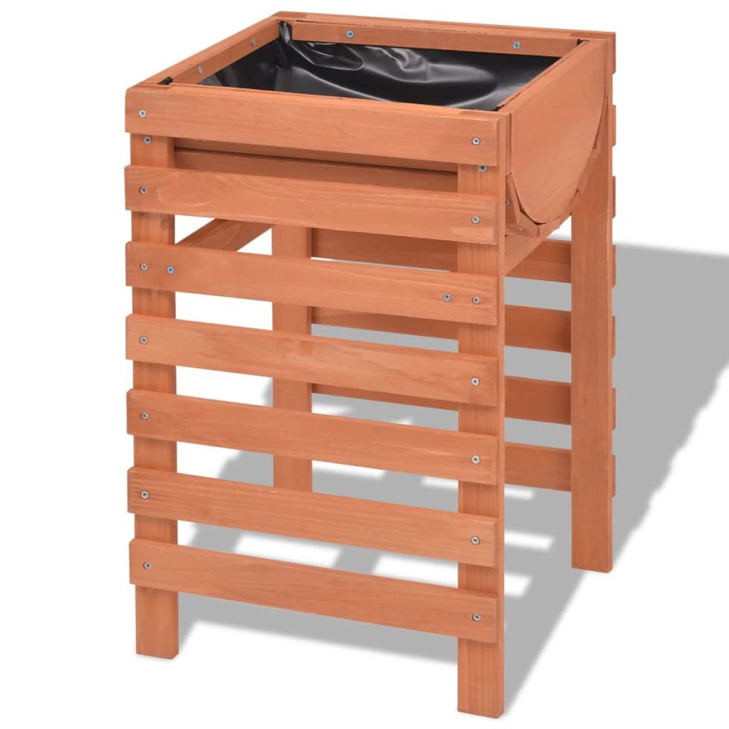 vidaXL vidaXL Planter 38x36x60 cm Wood - Planters