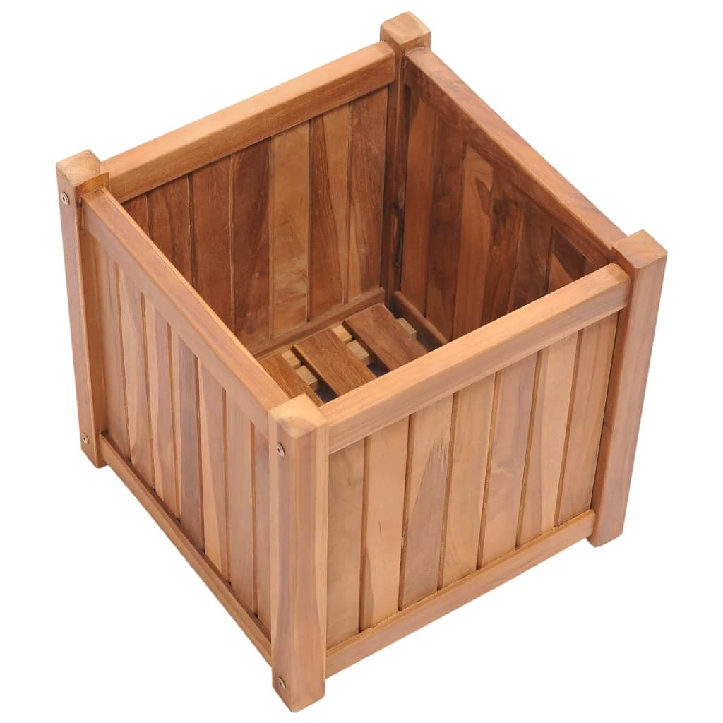 vidaXL vidaXL Raised Bed 30x30x30 cm Solid Teak Wood - Raised Beds