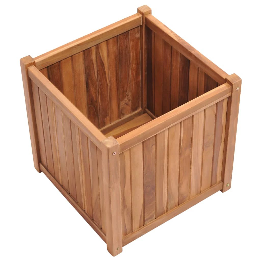 vidaXL vidaXL Raised Bed 30x30x30 cm Solid Teak Wood - Raised Beds