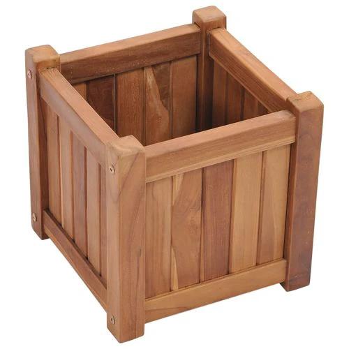vidaXL Raised Bed 30x30x30 cm Solid Teak Wood by vidaXL