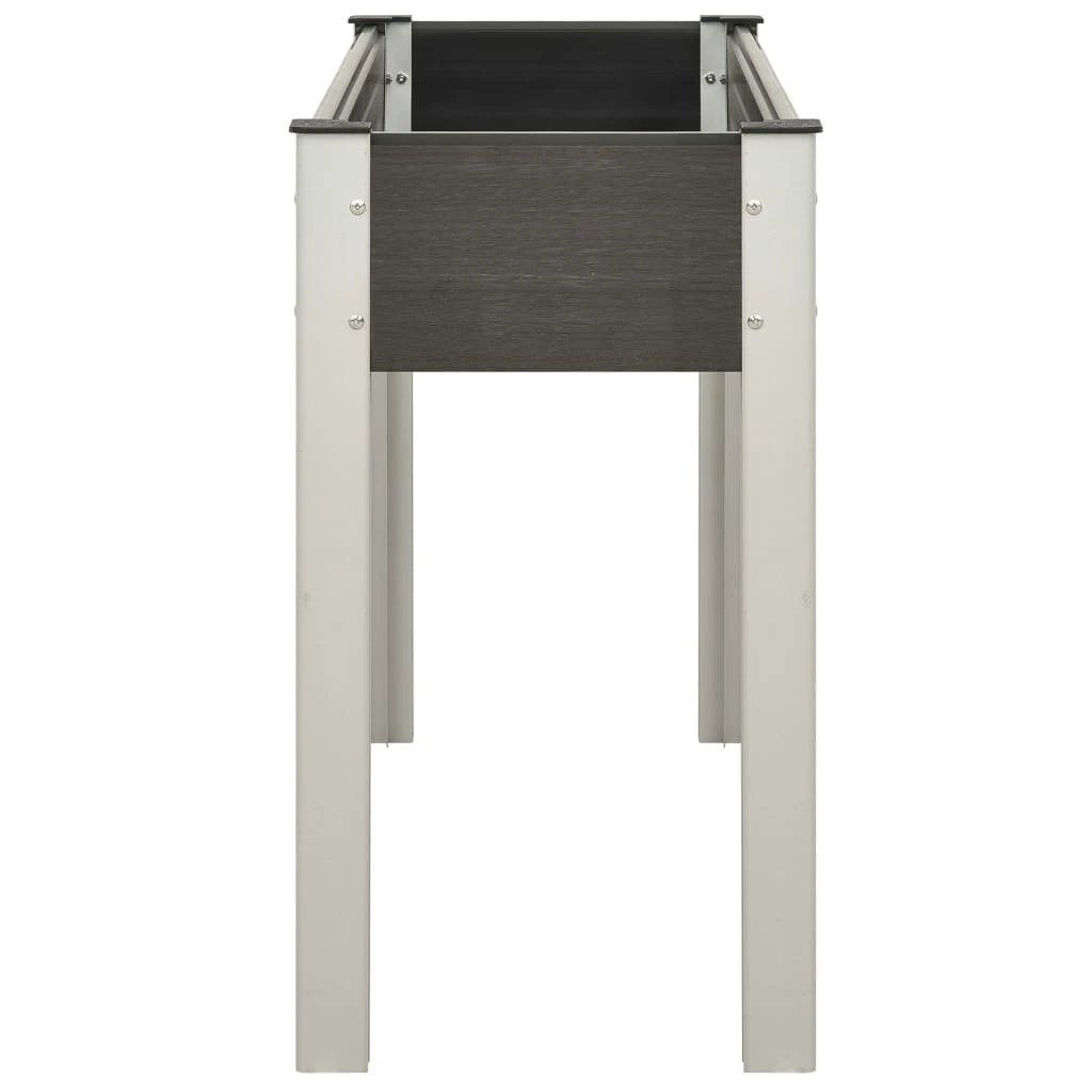 vidaXL Garden Raised Bed Grey 120x40x75 cm WPC by vidaXL