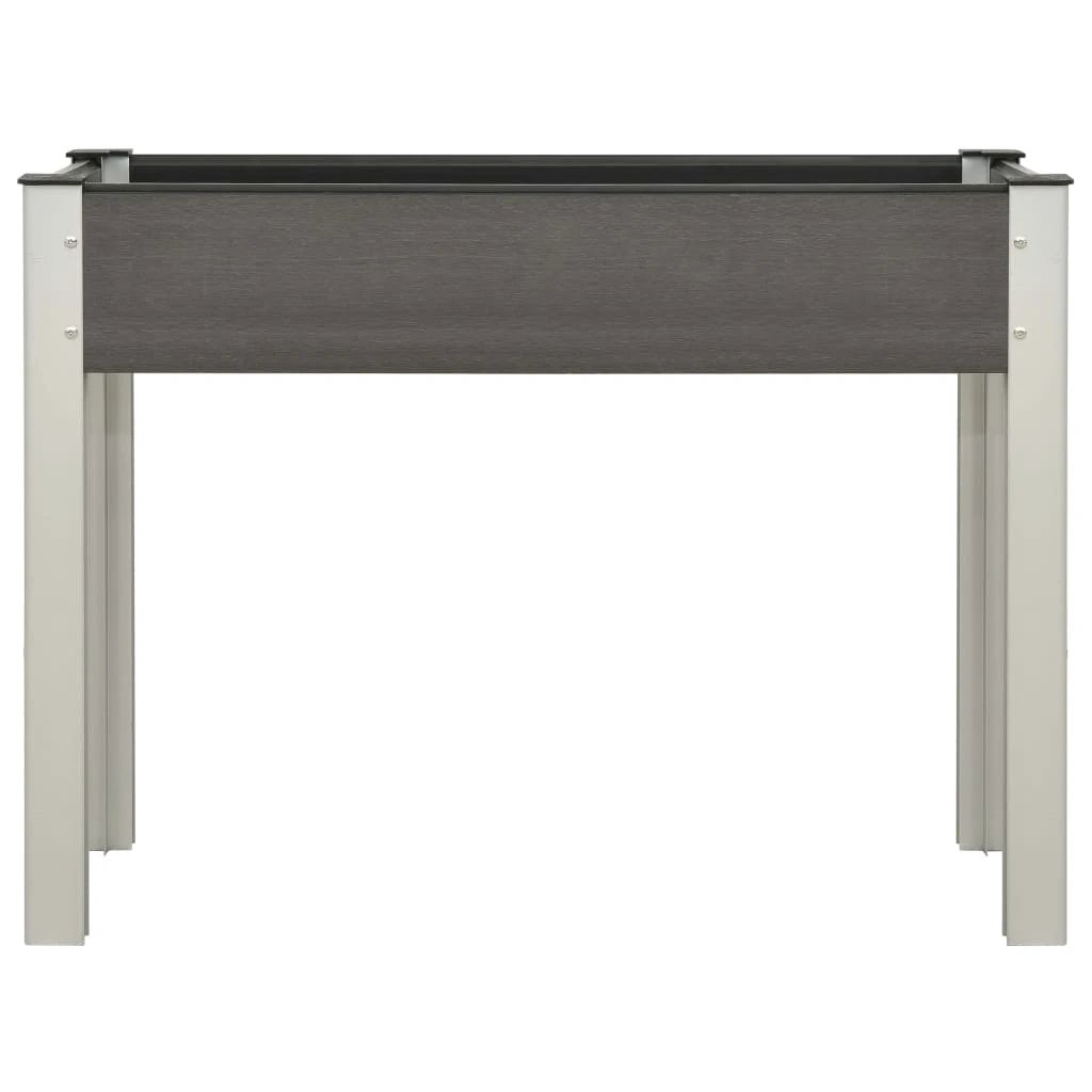 vidaXL Garden Raised Bed Grey 120x40x75 cm WPC by vidaXL