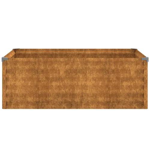 vidaXL vidaXL Garden Raised Bed 100x50x36 cm Corten Steel - Raised Beds