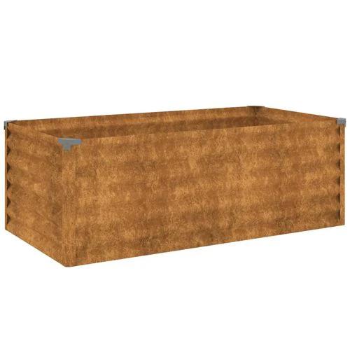 vidaXL vidaXL Garden Raised Bed 100x50x36 cm Corten Steel - Raised Beds