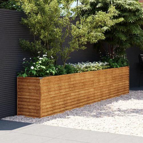 vidaXL Garden Raised Bed 100x50x36 cm Corten Steel by vidaXL