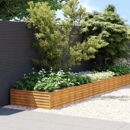 vidaXL Garden Raised Bed 100x50x36 cm Corten Steel by vidaXL