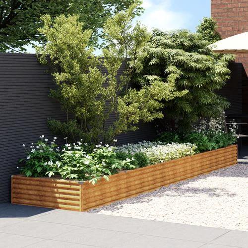 vidaXL vidaXL Garden Raised Bed 100x50x36 cm Corten Steel - Raised Beds