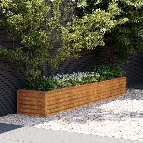 vidaXL Garden Raised Bed 100x50x36 cm Corten Steel by vidaXL