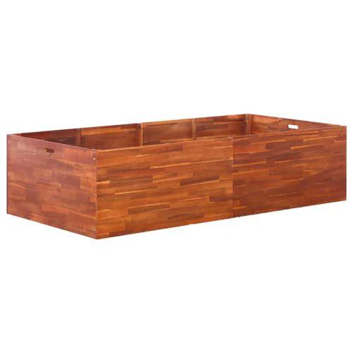 vidaXL Garden Raised Bed Acacia Wood 200x100x50 cm by vidaXL