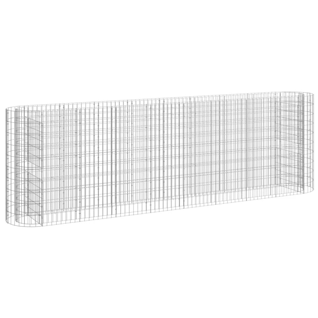vidaXL Gabion Raised Bed Galvanised Iron 120x50x50 cm by vidaXL
