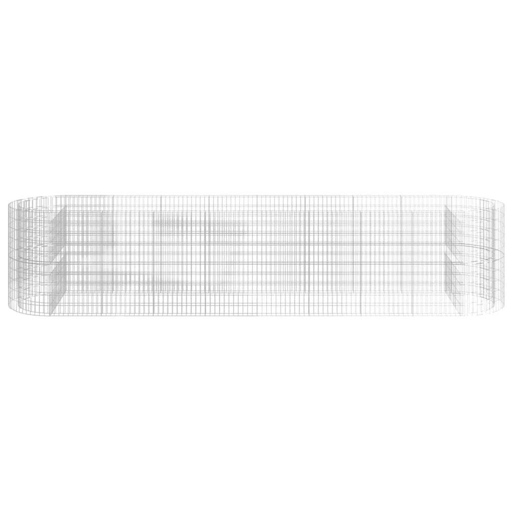 vidaXL Gabion Raised Bed Galvanised Iron 120x50x50 cm by vidaXL
