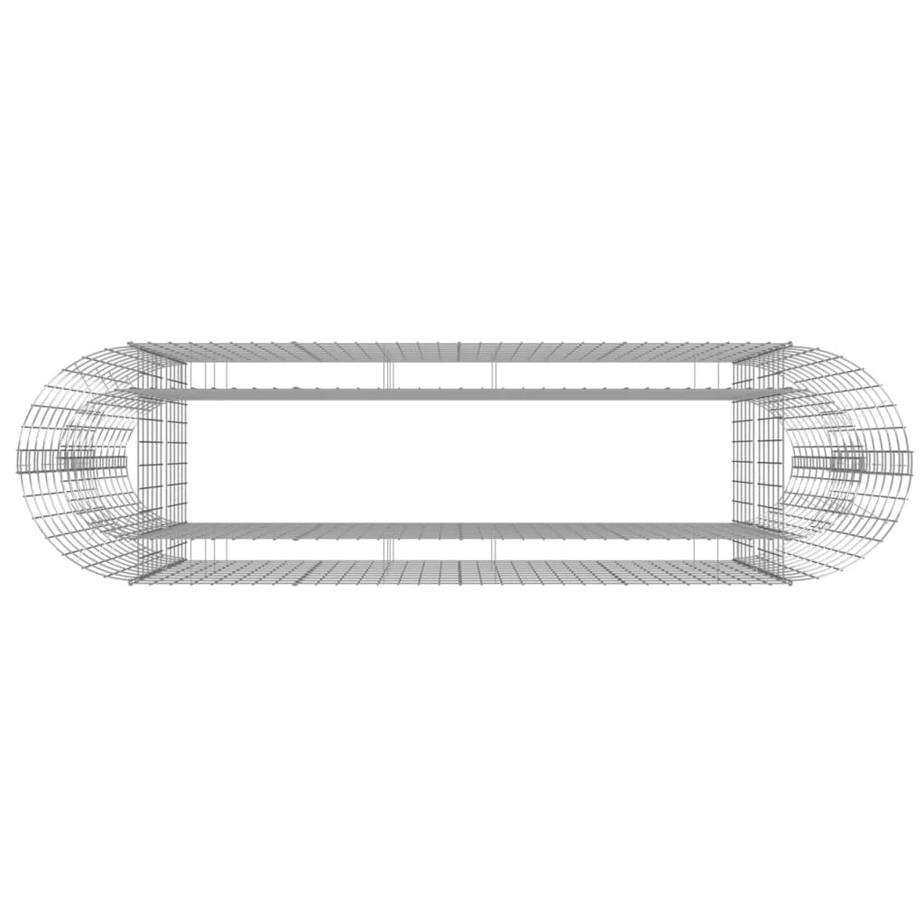 vidaXL vidaXL Gabion Raised Bed Galvanised Iron 120x50x50 cm - Raised Beds