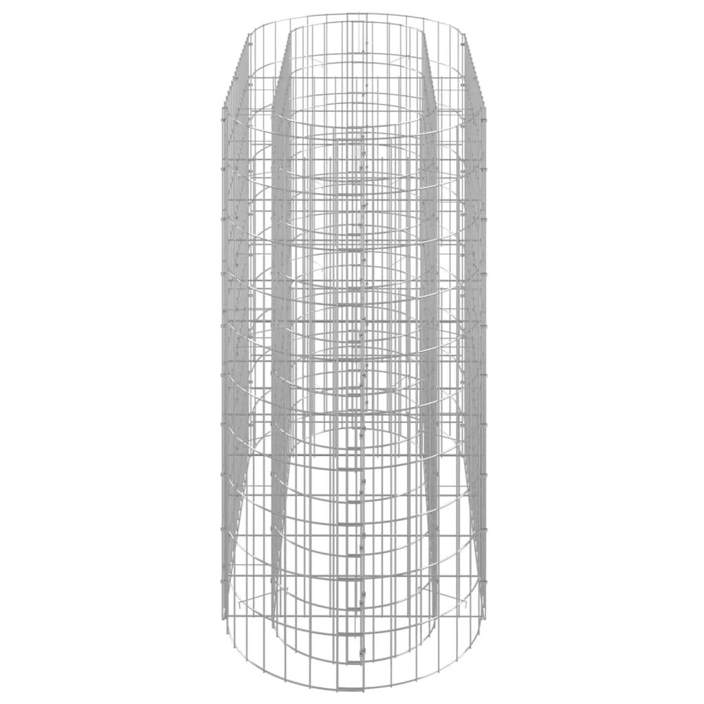 vidaXL vidaXL Gabion Raised Bed Galvanised Iron 120x50x50 cm - Raised Beds